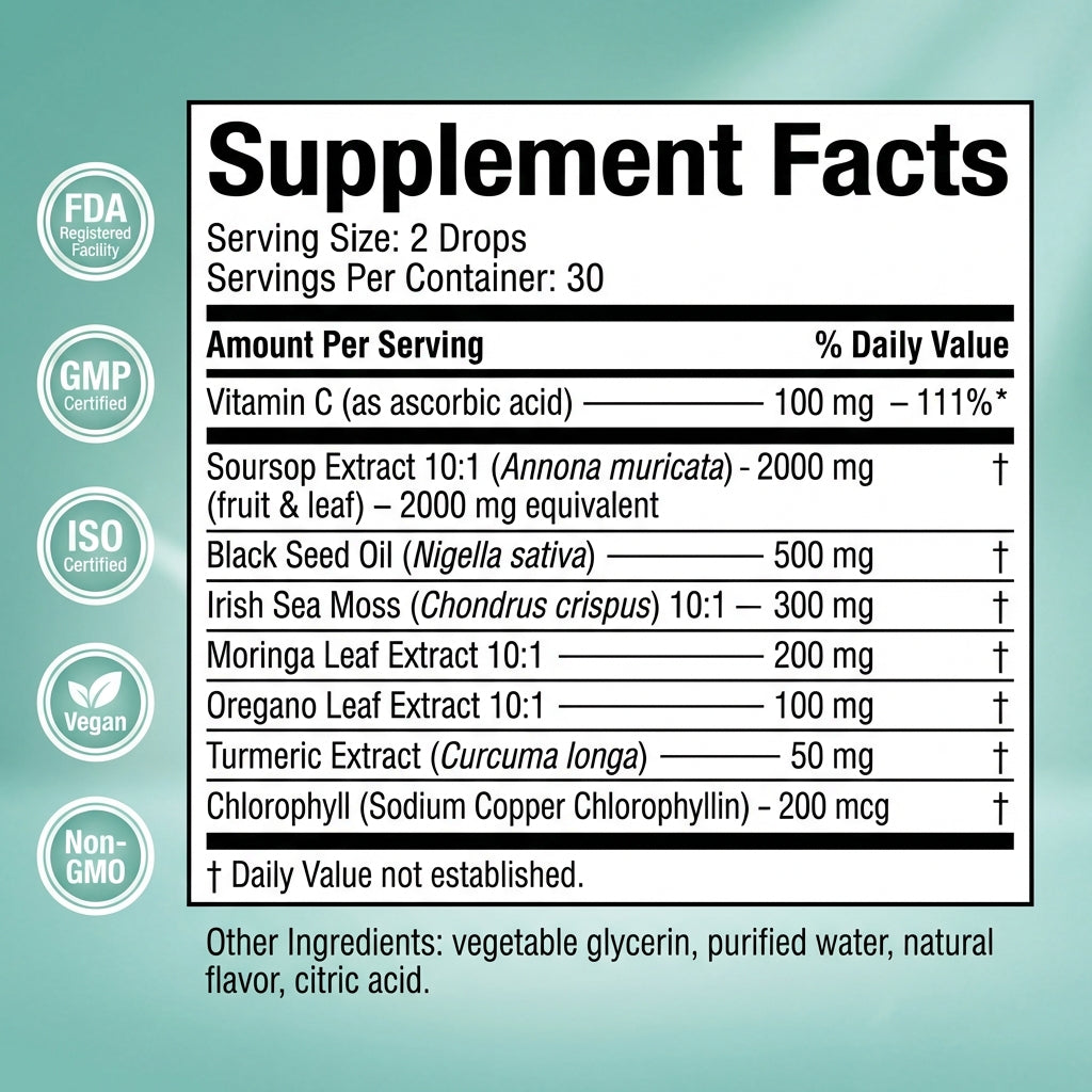 PureNova - Soursop Gut Detox and Immune Support